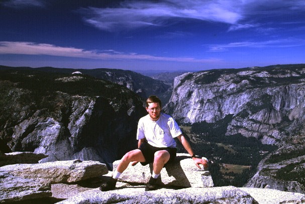Tim on top of Half Dome